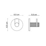 Fontana FY-90301 Mat Rose & Siyah Askı - FY-90301 - Askılık, Bornoz Askılığı - 2
