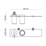 Fontana FY-90310 Sıvı Sabunluk & Diş Fırçalık Aksesuar Seti - FY-90310 - Banyo Aksesuar Seti, Diş Fırçalık, Sıvı Sabunluk - 1