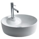 Lena E-4043 Tezgah Üstü Porselen Lavabo - E-4043 - Çanak Lavabo, Tezgah Üstü Lavabo