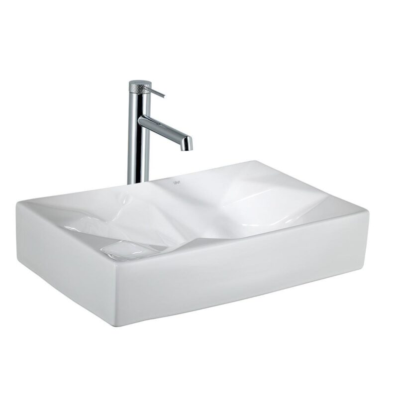 Lena E-W2000 Tezgah Üstü Lavabo Parlak Beyaz - E-W2000 - Çanak Lavabo, Tezgah Üstü Lavabo