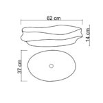 Lena E-W3000 Tezgah Üstü Lavabo Parlak Beyaz - E-W3000 - Çanak Lavabo, Tezgah Üstü Lavabo - 1
