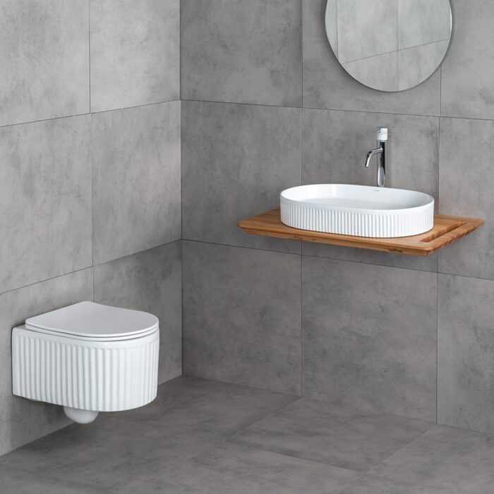 Lena ET-W1000 Asma Klozet Parlak Beyaz - ET-W1000 - Asma Klozet - 2