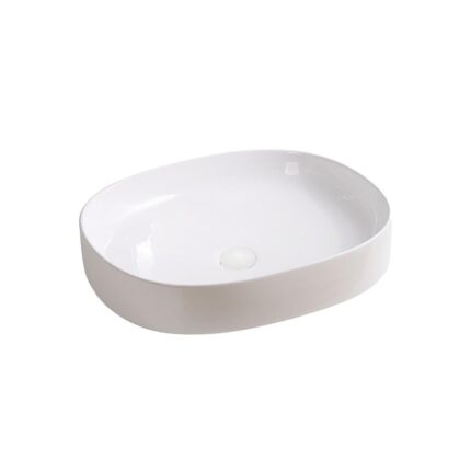 Lena EY-4712 Tezgah Üstü Lavabo Parlak Beyaz - EY-4712 - Çanak Lavabo, Tezgah Üstü Lavabo