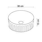 Lena EY-4715MY Mat Yeşil Tezgah Üstü Lavabo - EY-4715MY - Çanak Lavabo, Tezgah Üstü Lavabo - 1