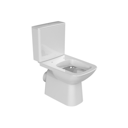 Turkuaz Duru Takım Klozet (Arkadan Çıkışlı) + Bella Rezervuar + Duru Yavaş Kapanan Çek-Çıkar Klozet Kapağı (PP) + Damla Çift Kademeli İç Takım - SET003018-1 - Takım Klozet