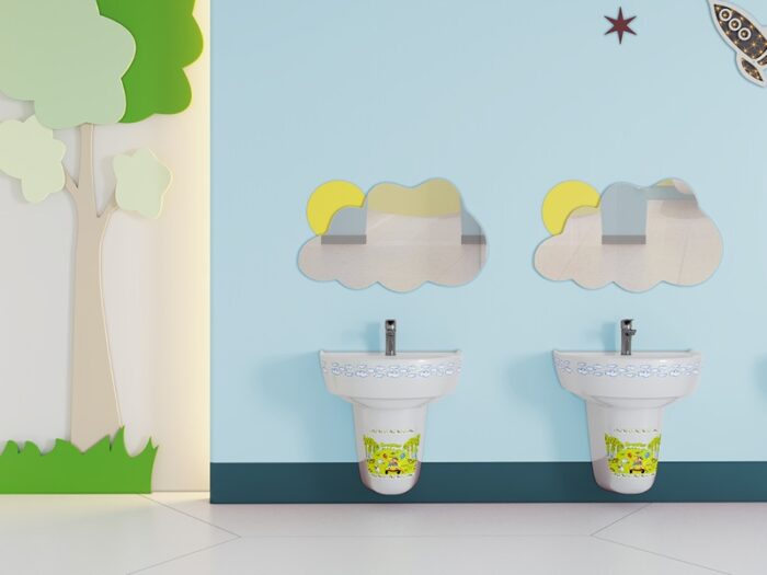 Turkuaz Yumurcak Yarım Ayak - PD0051100005S02102 - Çocuk Banyo Ürünleri - 1