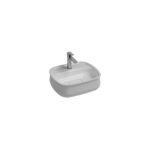 Isvea Fluido Tezgah Üstü Lavabo, 47 cm - 10FDS6547I - Çanak Lavabo, Tezgah Üstü Lavabo