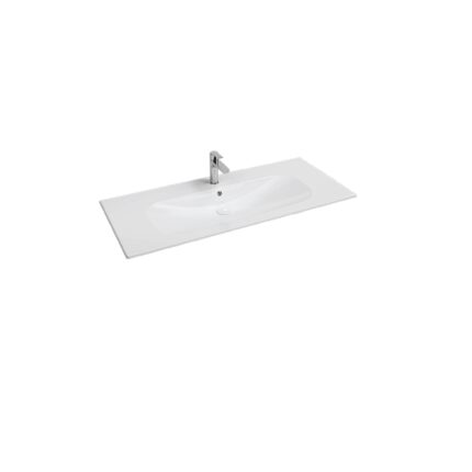 Isvea Infinity Flat Lavabo, 101 cm - 10NF50101 - Dolap Uyumlu Lavabolar