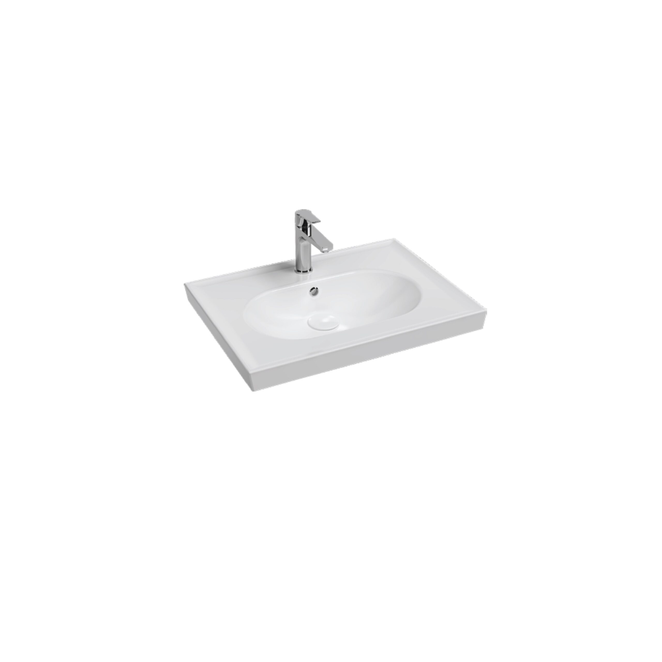 isvea sistema r tezgah ustu lavabo 65 cm 10SR50065 Isvea Sistema R Tezgah Üstü Lavabo, 65 cm - 10SR50065 - Çanak Lavabo, Tezgah Üstü Lavabo