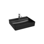 Isvea Vea Tezgah Üstü Lavabo 61 cm, Siyah - 10VAS5064I - Çanak Lavabo, Tezgah Üstü Lavabo