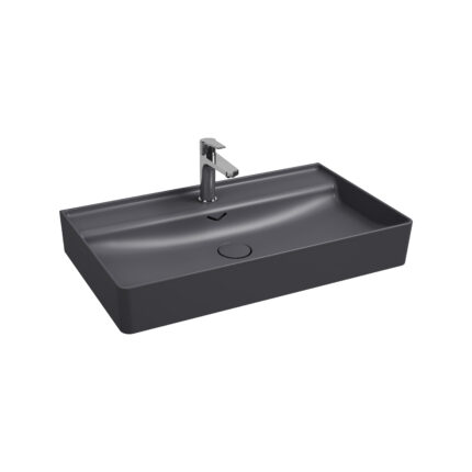 Isvea Vea Tezgah Üstü Lavabo 81 cm, Antrasit - 10VAS5083I - Çanak Lavabo, Tezgah Üstü Lavabo