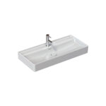Isvea Vea Tezgah Üstü Lavabo, 100 cm - 10VAS5101I - Çanak Lavabo, Tezgah Üstü Lavabo