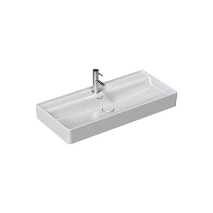 Isvea Vea Tezgah Üstü Lavabo, 100 cm - 10VAS5101I - Çanak Lavabo, Tezgah Üstü Lavabo