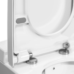 Vitra Metropole Klozet Kapağı Slim, Duroplast, Yavaş Kapanır, Kolay Sök-Tak, Metal Menteşeli, Mat Beyaz - Görsel 2