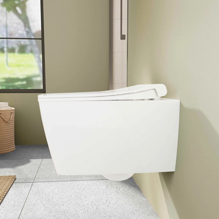 Vitra Metropole Klozet Kapağı Slim, Duroplast, Yavaş Kapanır, Kolay Sök-Tak, Metal Menteşeli, Mat Beyaz - Görsel 5