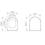 Vitra Integra Klozet Kapağı Slim, Duroplast, Yavaş Kapanır, Kolay Sök-Tak, Metal Menteşeli, Mat Beyaz - Görsel 4