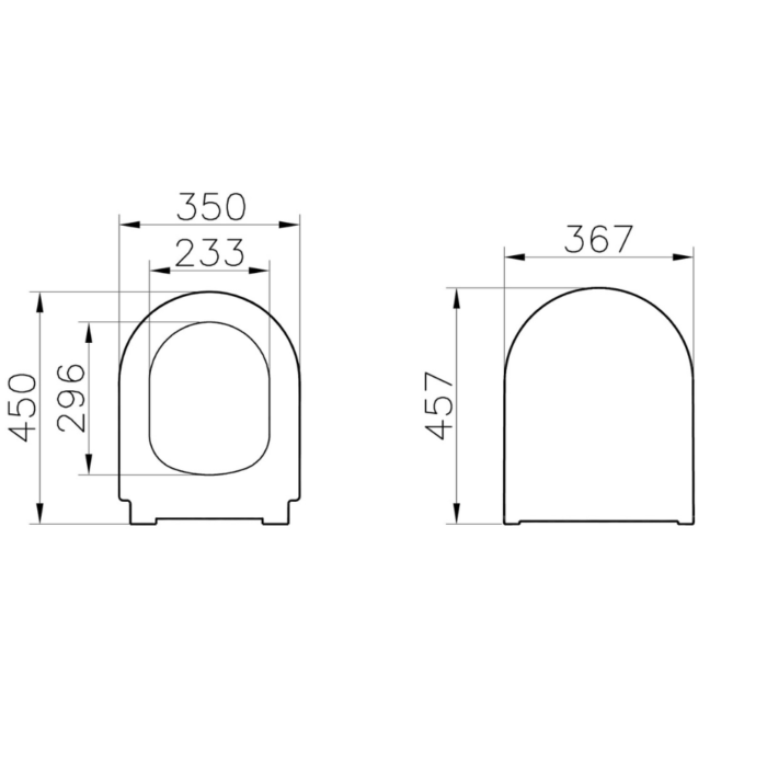 Vitra Integra Klozet Kapağı Slim, Duroplast, Yavaş Kapanır, Kolay Sök-Tak, Metal Menteşeli, Mat Beyaz - Görsel 4