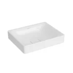 Vitra Metropole Çanak Lavabo Dikdörtgen, 50x40 cm Armatür Deliksiz, Su Taşma Deliksiz, Beyaz