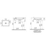 Vitra Metropole Tezgah Altı Lavabo Dikdörtgen, 50x40 cm, Beyaz - Görsel 2