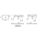 Vitra Metropole Tezgah Altı Lavabo Dikdörtgen, 60x40 cm, Beyaz - Görsel 2