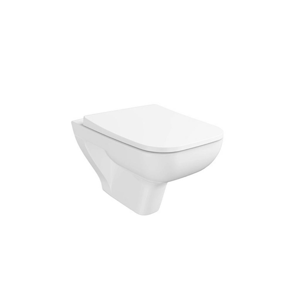 7691L003-0850 Vitra S20 Square Asma Klozet Smoothflush, 52 cm, Universal , Beyaz - Görsel 1