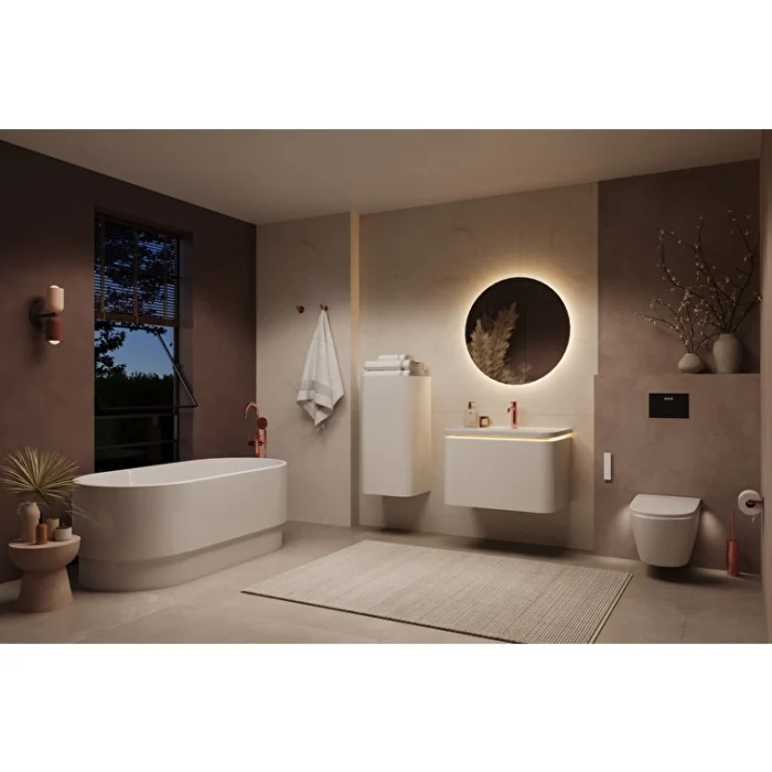 Vitra V-Care 3 Prime Akıllı Asma Klozet Vortex, 60 cm, Temassız, Beyaz - Görsel 35