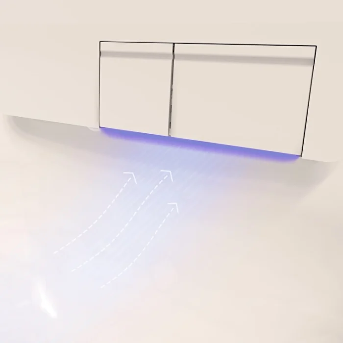 Vitra V-Care 3 Prime Akıllı Asma Klozet Vortex, 60 cm, Temassız, Beyaz - Görsel 5