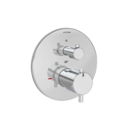 Vitra Root Round Ankastre Termostatik Banyo Bataryası, V-Box (Sıva Üstü Grubu), Krom