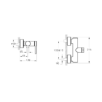 Vitra Minimax Round Duş Bataryası, Soft Altın - Görsel 2