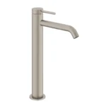 Vitra Minimax Round Çanak Lavabo Bataryası, Fırçalı Nikel - A4353434 - Çanak Lavabo Bataryası