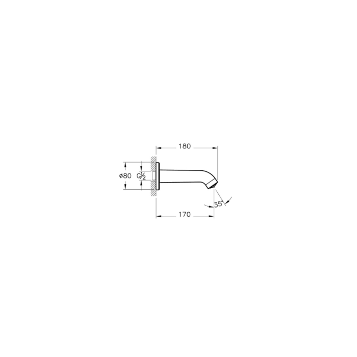 Vitra Minimax Round Çıkış Ucu, Soft Bakır - Görsel 2