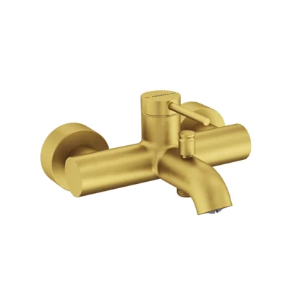 Artema Minimax Round Banyo Bataryası, Fırçalı Altın - A4354825 - Banyo Bataryaları