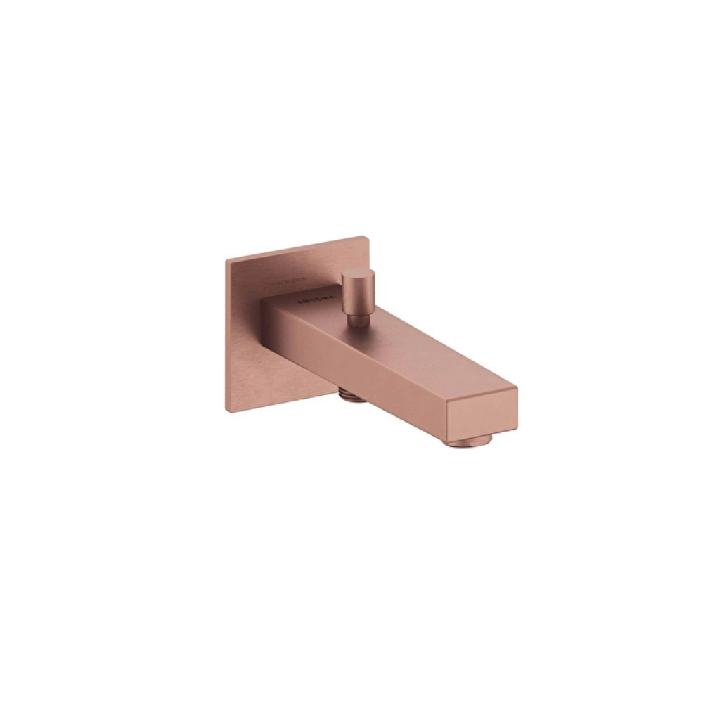 A4359524 Vitra Minimax Square Çıkış Ucu, El Duşu Çıkışlı, Fırçalı Bakır - Görsel 1
