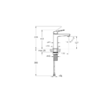 Vitra Minimax Square Yüksek Lavabo Bataryası, Fırçalı Altın - Görsel 2