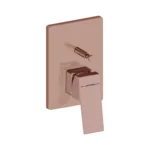 Vitra Minimax Square Ankastre Banyo/Duş Bataryası, Minibox (Sıva Üstü Grubu), Soft Bakır