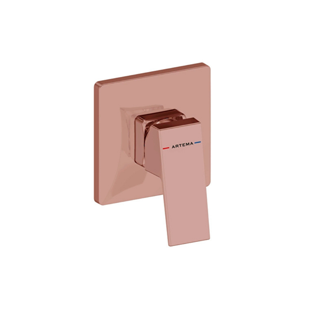 A4373329 Vitra Minimax Square Ankastre Duş Bataryası, Minibox (Sıva Üstü Grubu), Soft Bakır - Görsel 1