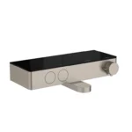 Vitra Core Square Termostatik Banyo Bataryası, Fırçalı Nikel - A4730834 - Termostatik Banyo Bataryası