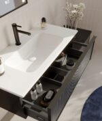 Orka Urban Banyo Dolabı Takımı, 100 cm, Mat Antrasit, Yan Modüllü (100 cm) - URBAN100BDTMAYMD - Banyo Dolabı Takımı - 1