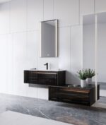 Orka Urban Banyo Dolabı Takımı, 100 cm, Mat Antrasit, Yan Modüllü (100 cm) - URBAN100BDTMAYMD - Banyo Dolabı Takımı