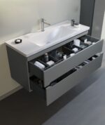 Orka Varna Banyo Dolabı Takımı, 100 cm, Mat Antrasit - VARNA100BDTMA - Banyo Dolapları - 1