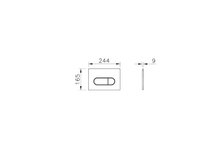 Vitra Gömme Rezervuar Seti, Soft Altın Root Round Kumanda Paneli, Stop Valf (768-1851-01+740-2224+A4145874+A41441Gr) - 800-2026 - Asma Klozet İçin Gömme Rezervuar - 1