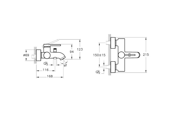 Artema Minimax Round Banyo Bataryası, Fırçalı Altın - A4354825 - Banyo Bataryaları - 1