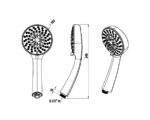 Creavit 3 Fonksiyonlu Su Tasarruflu El Duşu Seti Krom DS.SH140 - DS.SH140 - El Duşu Takımı - 1