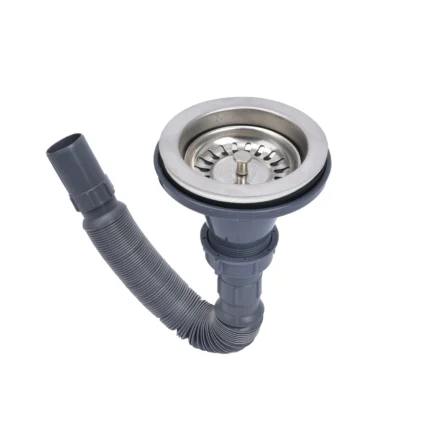 Creavit Esse Eviye Sifonu Gri SF.SF320 - SF.SF320 - Basmalı Sifon , Gider (Pop-Up)