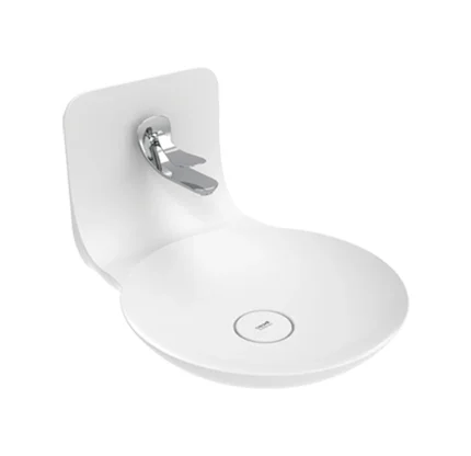 Creavit Foglia Tezgah Üstü Lavabo (Armatür Düzlemli) 45 cm Extra Beyaz FG045-00CB00E-0000 - FG045-00CB00E-0000 - Çanak Lavabo, Tezgah Üstü Lavabo