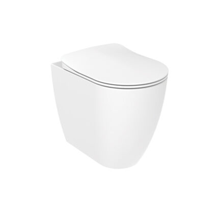 Creavit Free Duvara Dayalı Tek Klozet Delikli Extra Beyaz FE350-00CB00E-0000 - FE350-00CB00E-0000 - Yerden Klozet