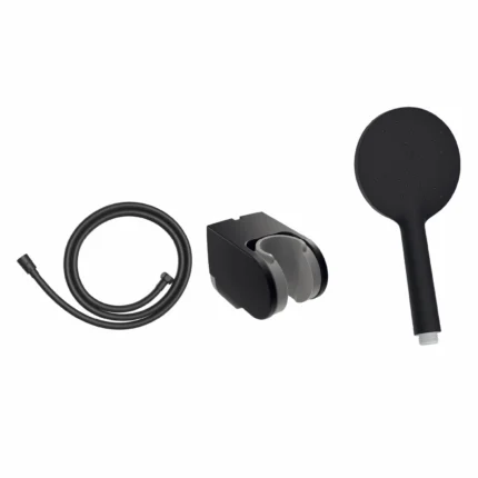 Creavit Kireç Kırıcılı El Duşu Seti Mat Siyah Yuvarlak DS.SH121S - DS.SH121S - El Duşu Takımı