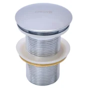Creavit Lavabo Sifon Başlığı Pop Up Taşmasız Krom SF.SF030 - SF.SF030 - Lavabo Sifonu
