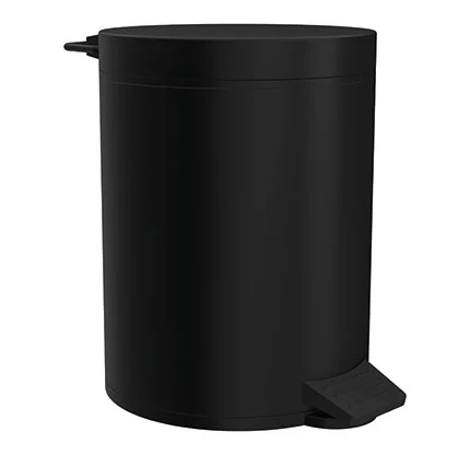 Creavit Pedallı Çöp Kovası 5 Litre Mat Siyah MA.ST16605S - MA.ST16605S - Çöp Kutusu