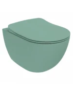 Creavit Rim-Off Kanalsız Asma Klozet Mat Nil Yeşili FE322-00NY00E-0000 - FE322-00NY00E-0000 - Asma Klozet